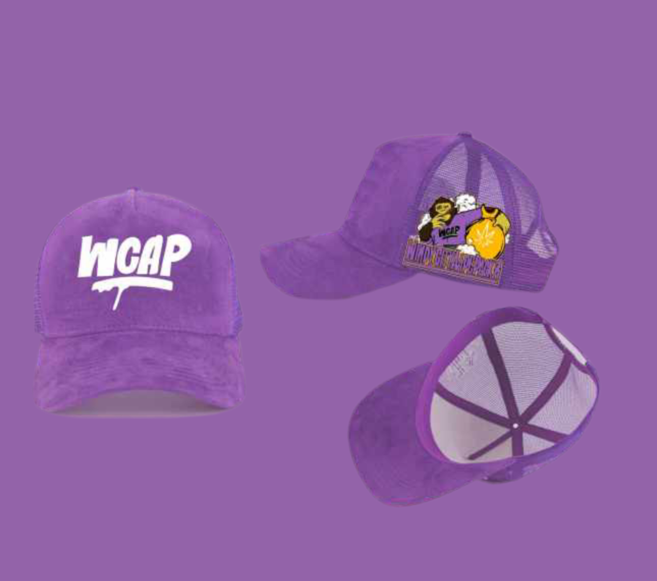 Purple WCAP Trucker Hat