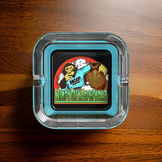 WindyCityAapePackz Glass Ashtray